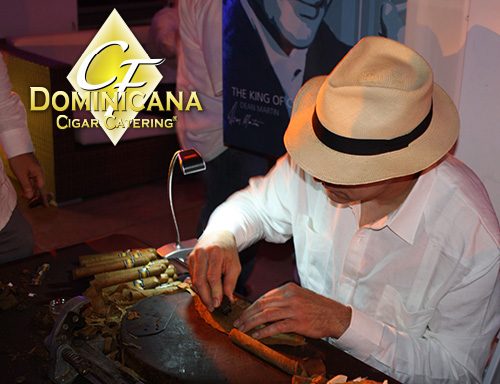 Cigar roller at a D.C. event
